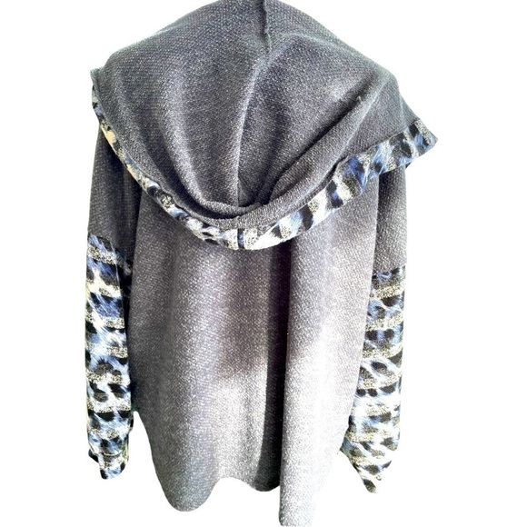 HAILEY & Co, lightweight, open front sweater, size M, made in USA, poly/rayon, - Picture 5 of 6